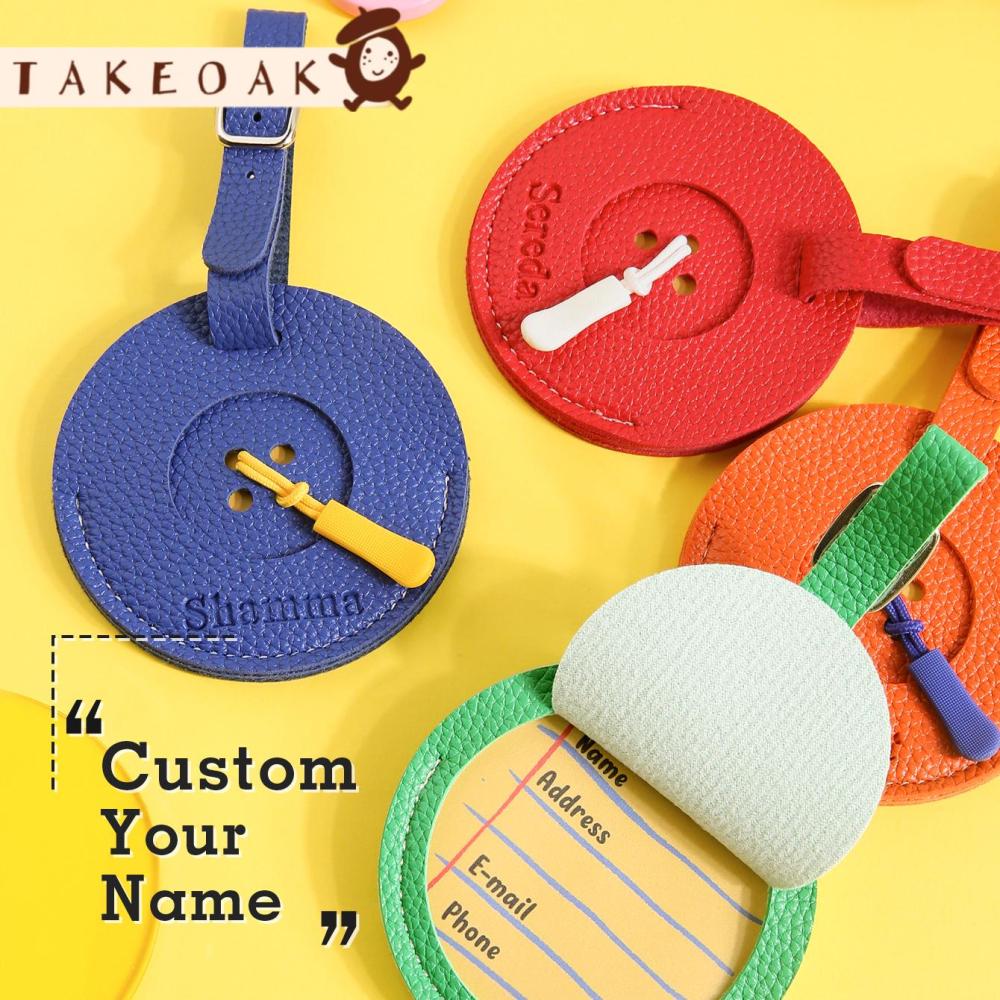 Travel Accessories Designer - Personalized Embossed Name Luggage Tag Cute