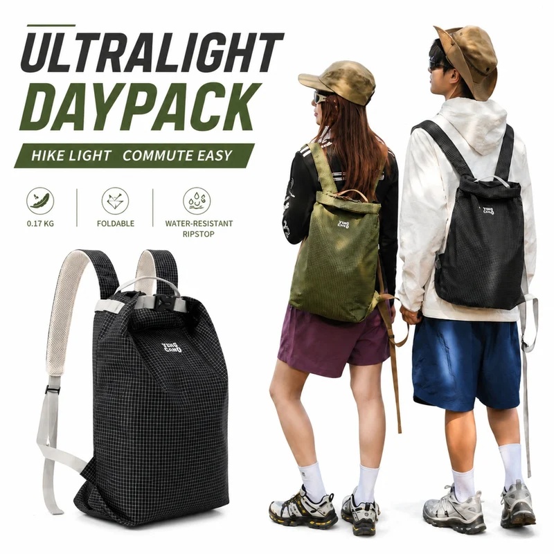 Packable Daypack Foldable - Outdoor Hiking Backpack Lightweight Foldable Backpack