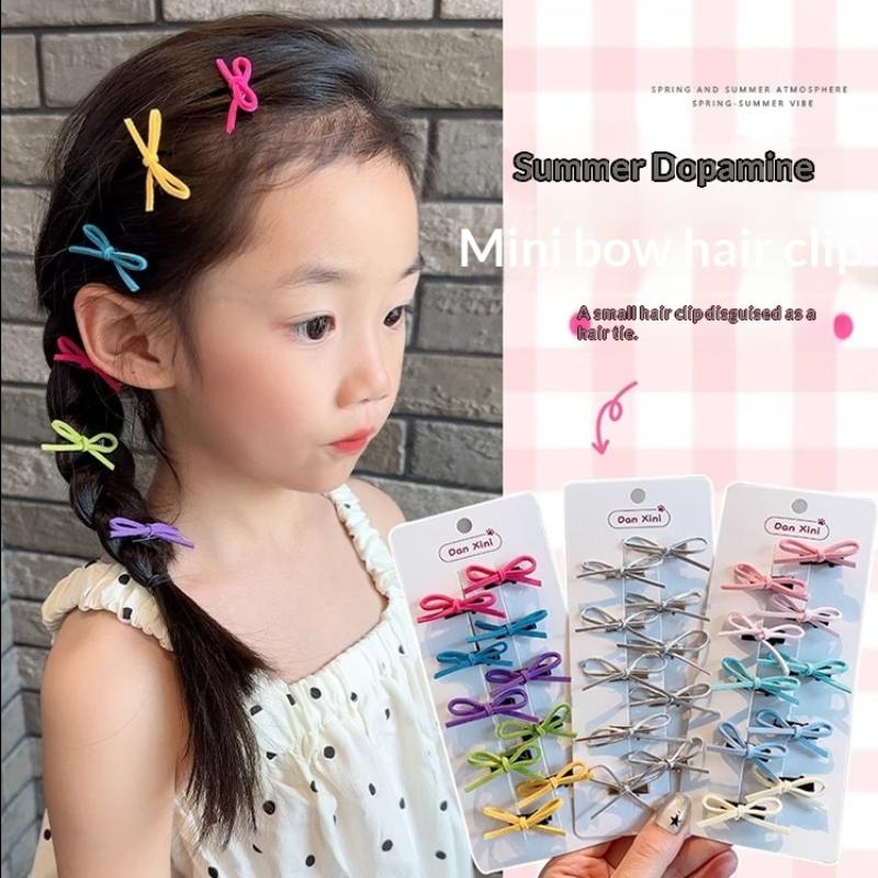 10Pcs Sweet Bow Hair Clips Col - Travel Accessories For Toddlers review and price