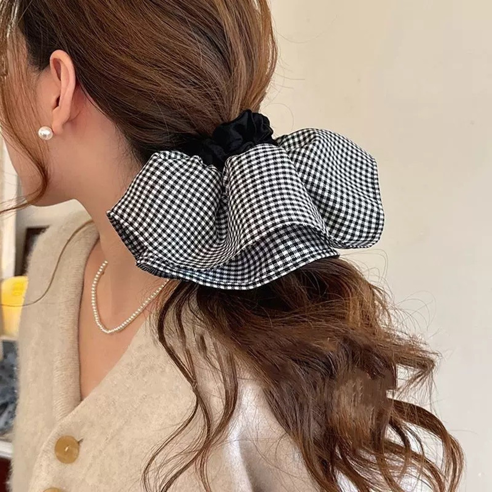 Extra Large Plaid Hair Ties El - Travel Accessories High End review and price