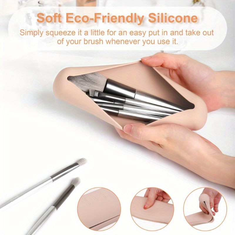 Travel Makeup Brush Holder,Sil - Travel Accessories Holder review and price