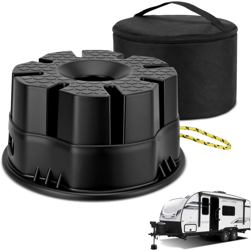 RV Trailer Jack Block With Bag - Travel Van Accessories review and price
