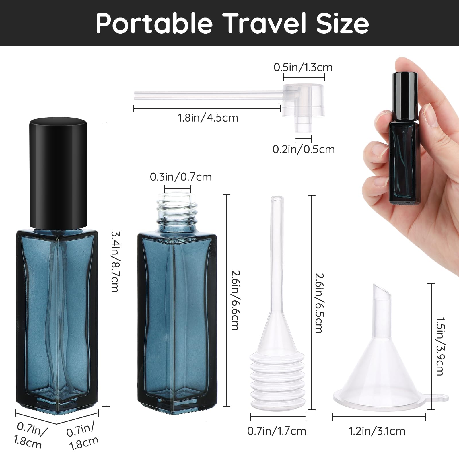 10pcs Perfume Bottle Spray Emp - Travel Accessories High End review and price
