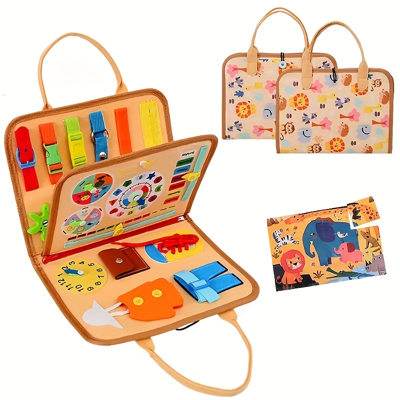 Toddler Montessori Busy Board  - Travel Accessories For Toddlers review and price