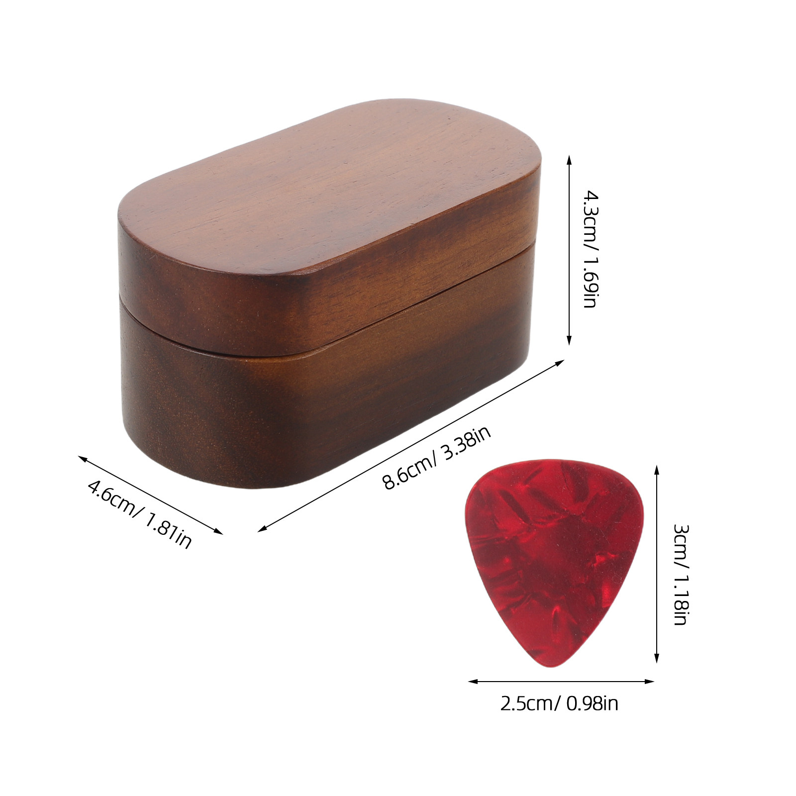 1Set Guitar Pick Storage Box w - Travel Accessories Holder review and price