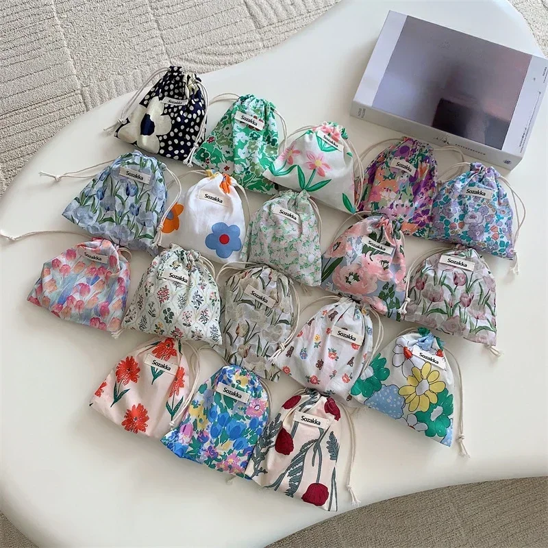 Japanese Flower Drawstring Coi - Travel Accessories Organizer review and price