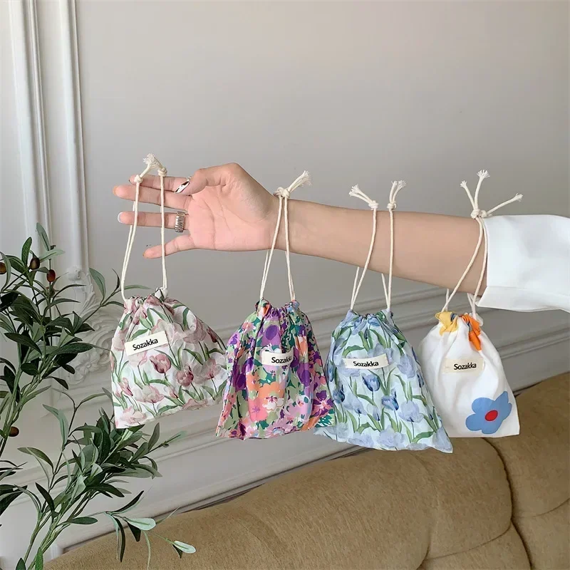 Japanese Flower Drawstring Coi - Travel Accessories Organizer review and price