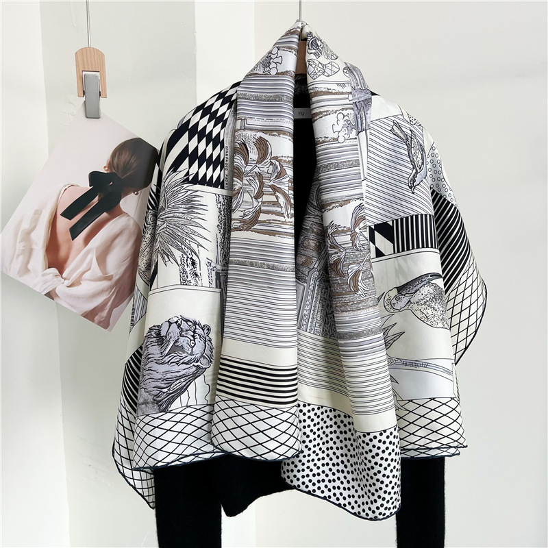 Large Silk Scarfs Brands Desig - Travel Accessories Designer review and price