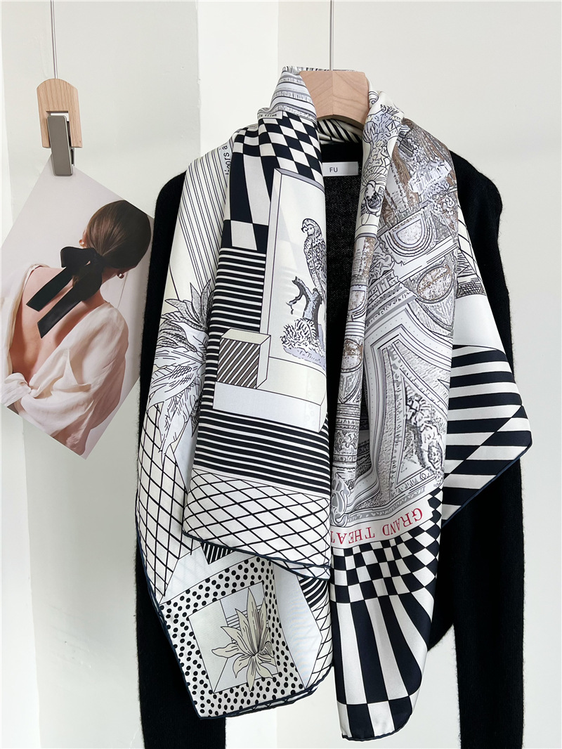 Large Silk Scarfs Brands Desig - Travel Accessories Designer review and price
