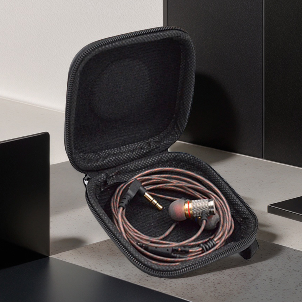 1-10PCS KZ Earphones Case PU L - Travel Accessories Holder review and price