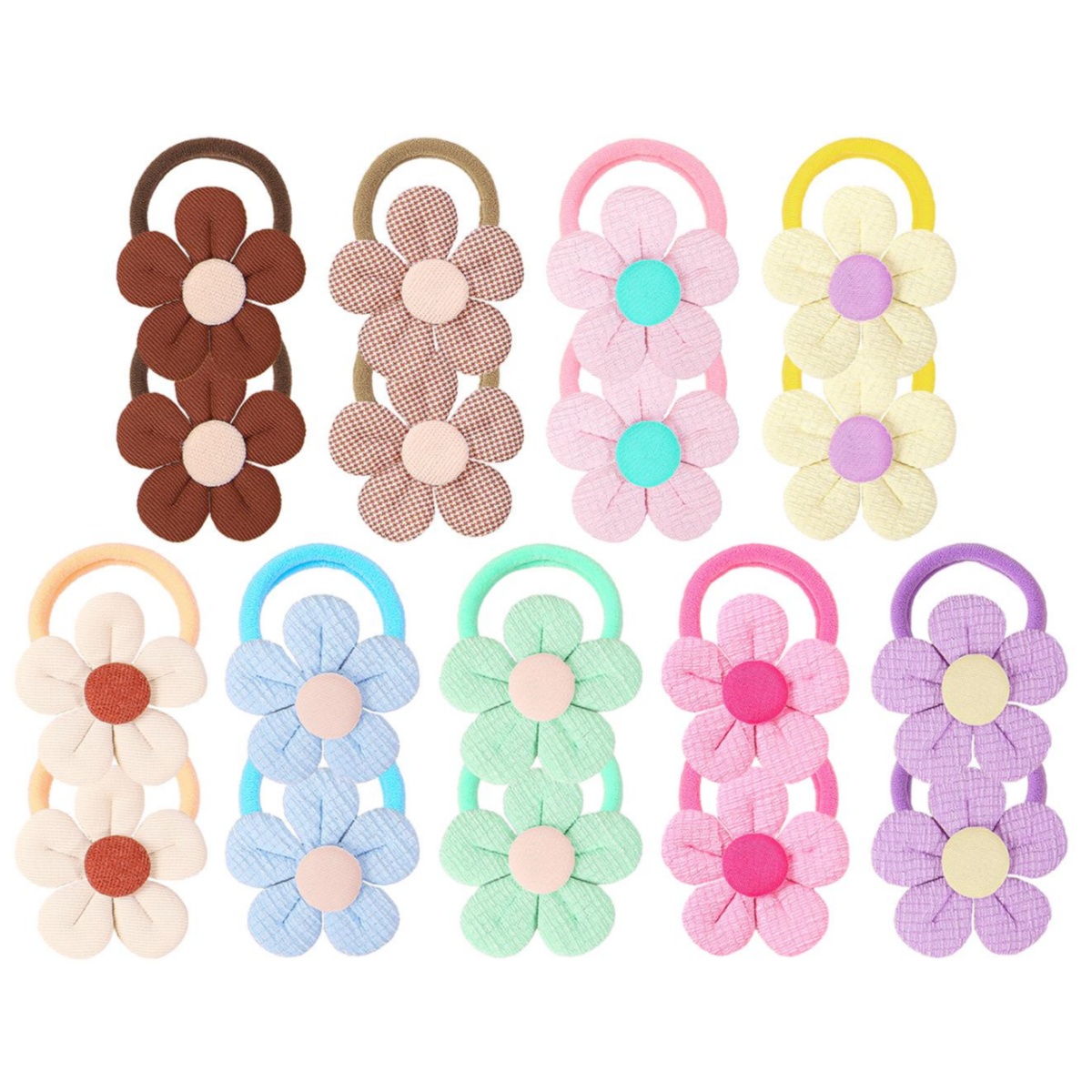 18pcs Sunflower Hair Ties Kids - Travel Accessories Kids review and price