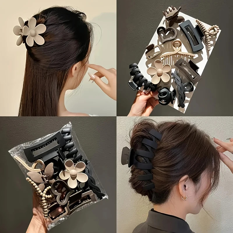 11Pcs Assorted Hair Claw Clips - Travel Accessories Designer review and price