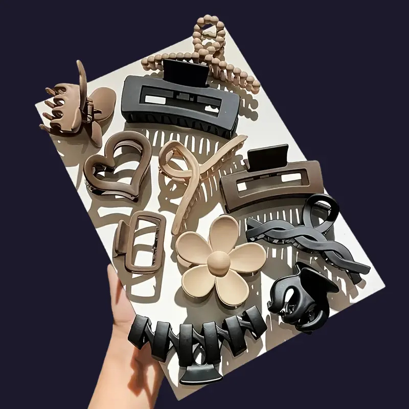 11Pcs Assorted Hair Claw Clips - Travel Accessories Designer review and price