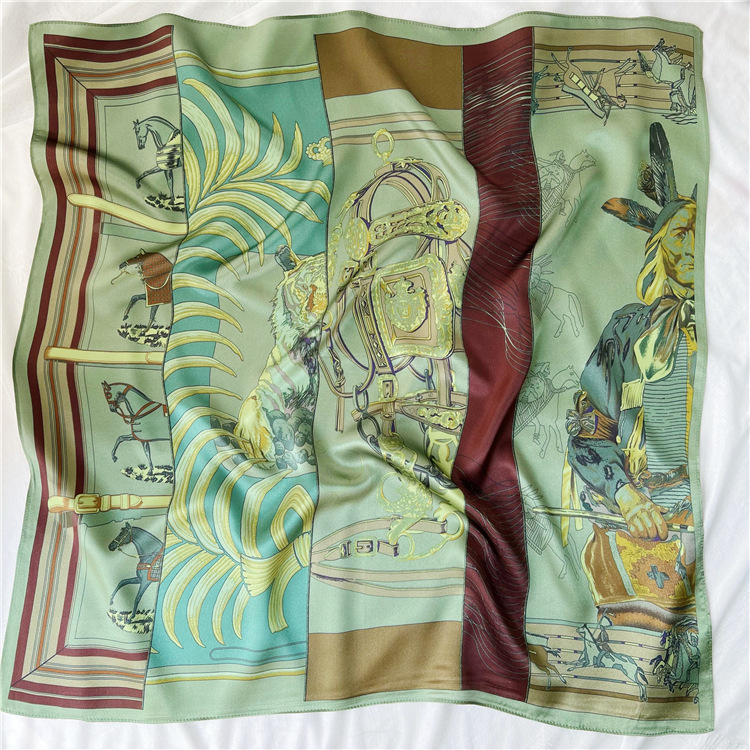 65CM Green Silk Scarf Luxury D - Travel Accessories Designer review and price