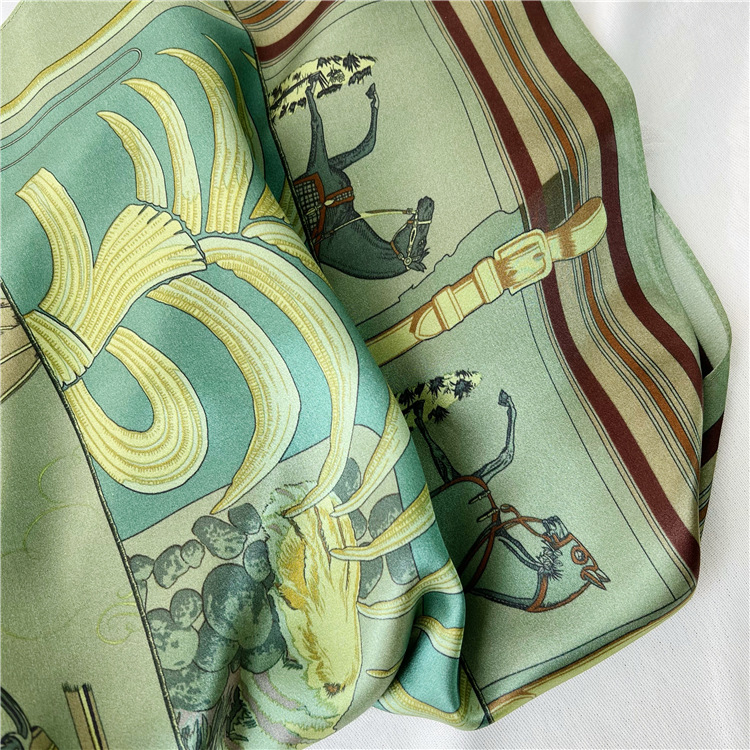 65CM Green Silk Scarf Luxury D - Travel Accessories Designer review and price