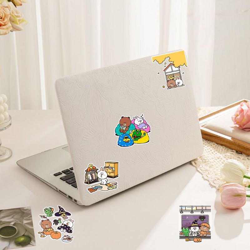 LINE FRIENDS Brown Cony Sally  - Sticker Luggage Decorative review and price