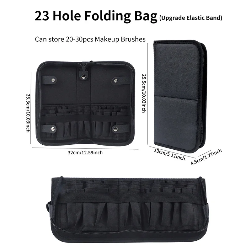 29/23 Holes Foldable Makeup Br - Travel Accessories Holder review and price