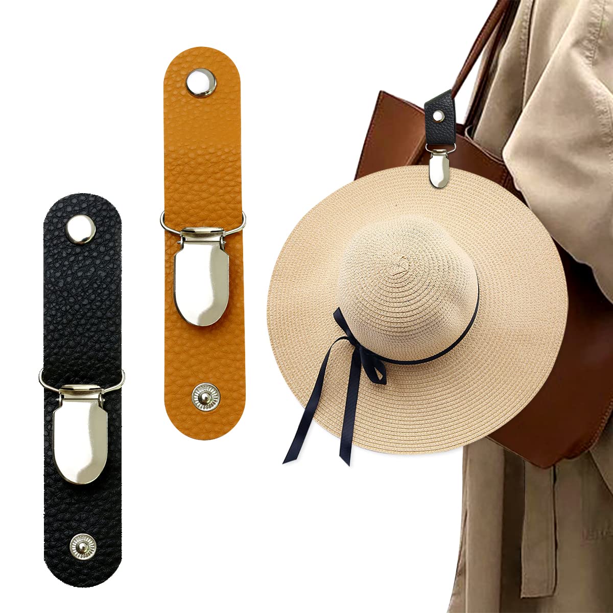 PU Leather Hat Clip for Travel - Travel Accessories Holder review and price